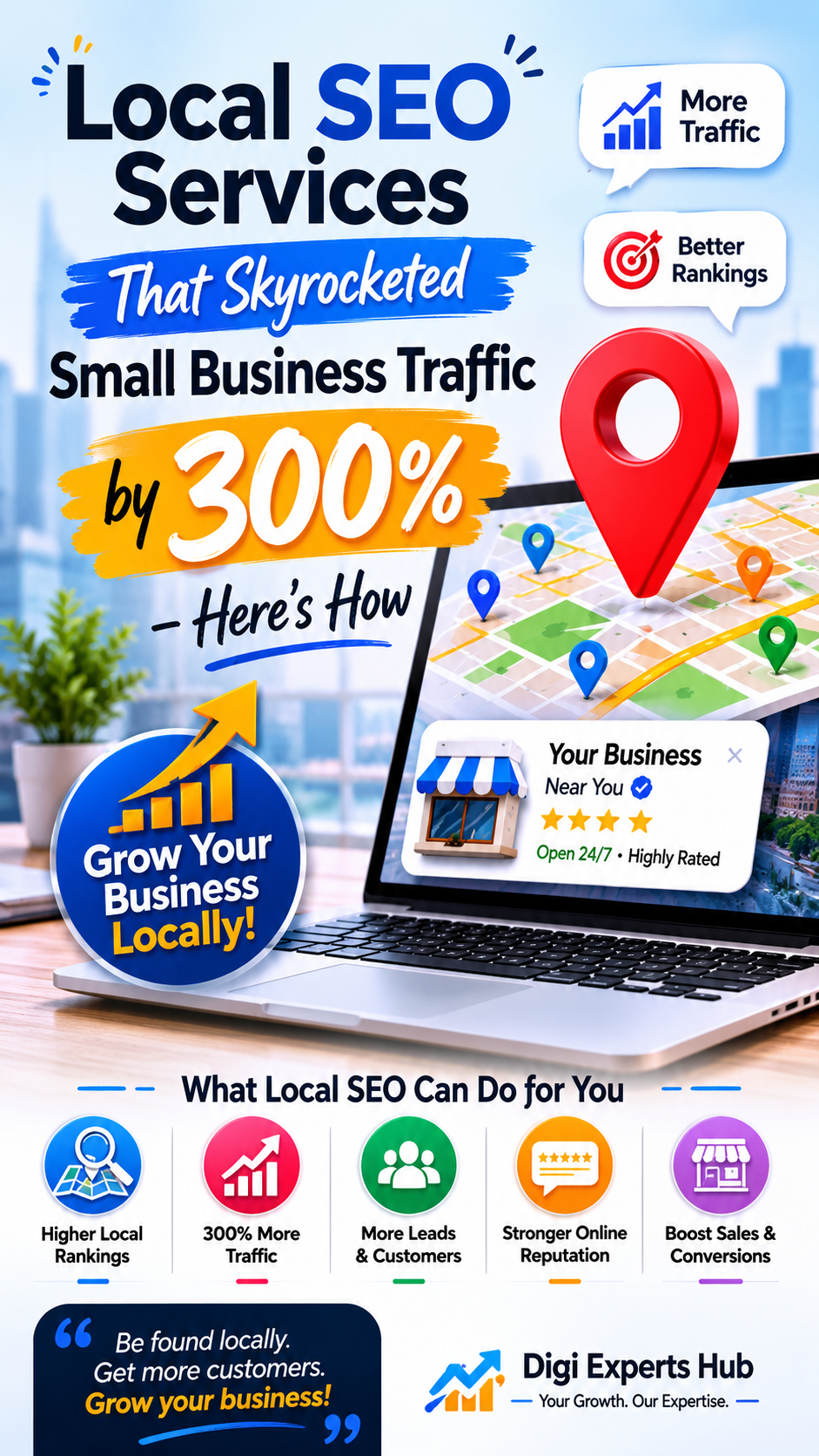 Skyrocketed Small Business Traffic by 300%