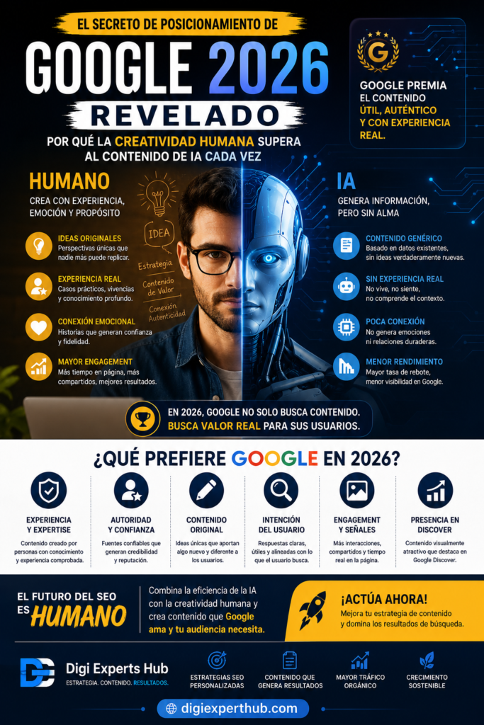 Google’s 2026 Secret: Why Human Content Beats AI