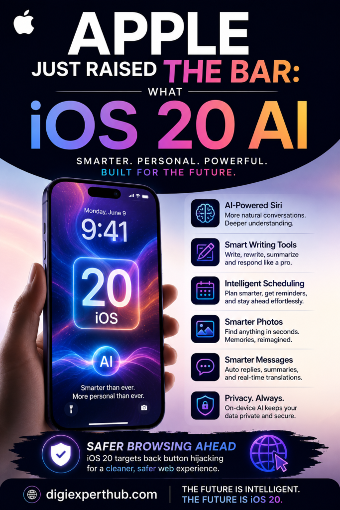 Apple Just Raised the Bar: What iOS 20 AI