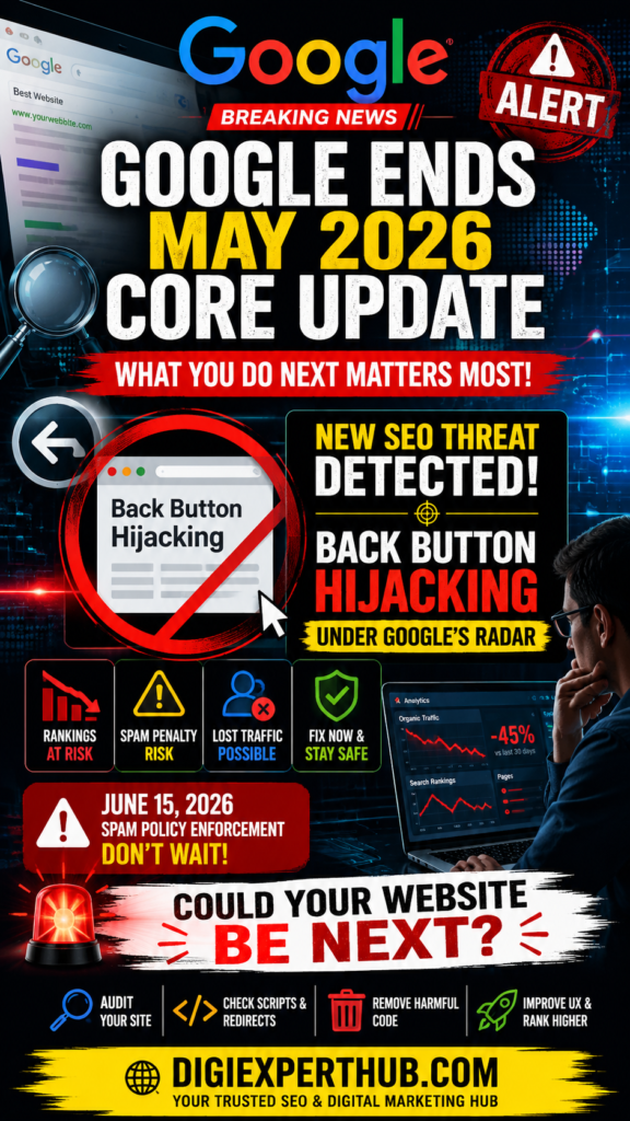 Google Ends May 2026 Core Update—Now Website