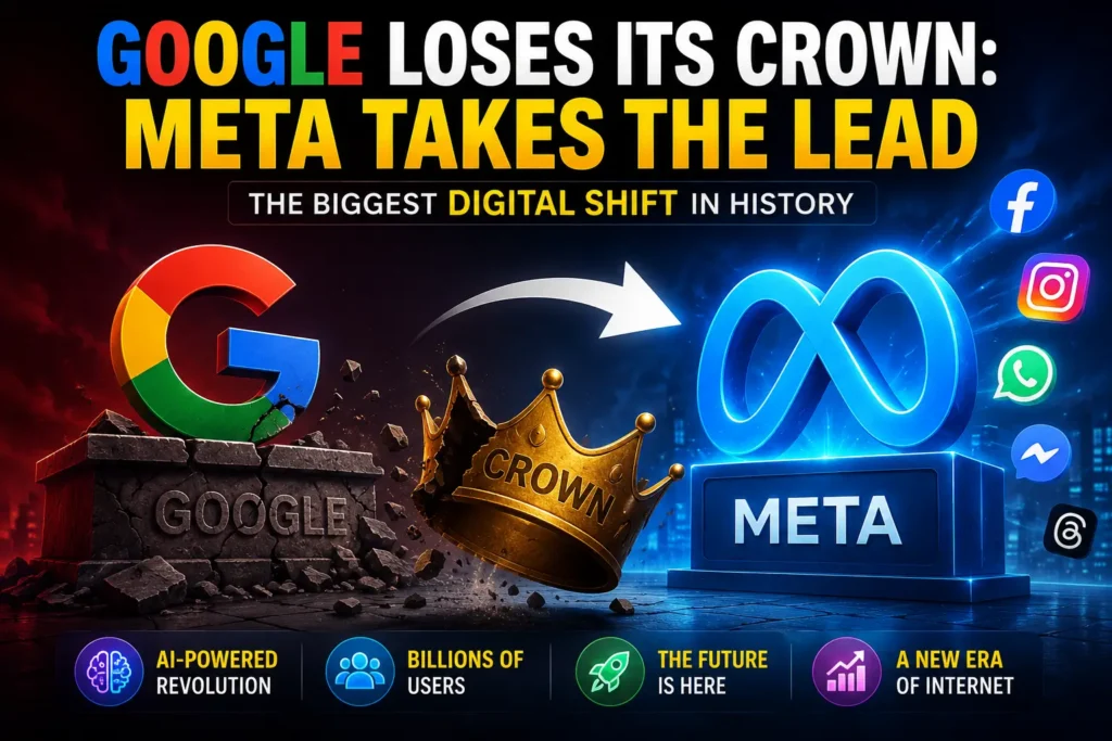 Google Loses Its Crown: Meta Takes the Lead
