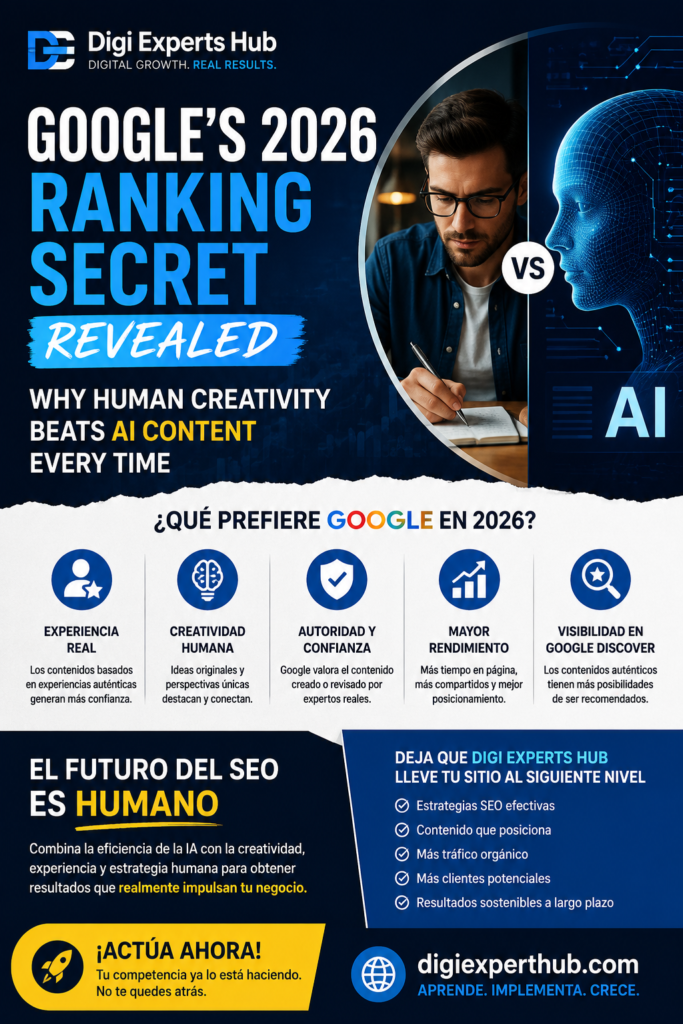 Google’s 2026 Secret: Why Human Content Beats AI