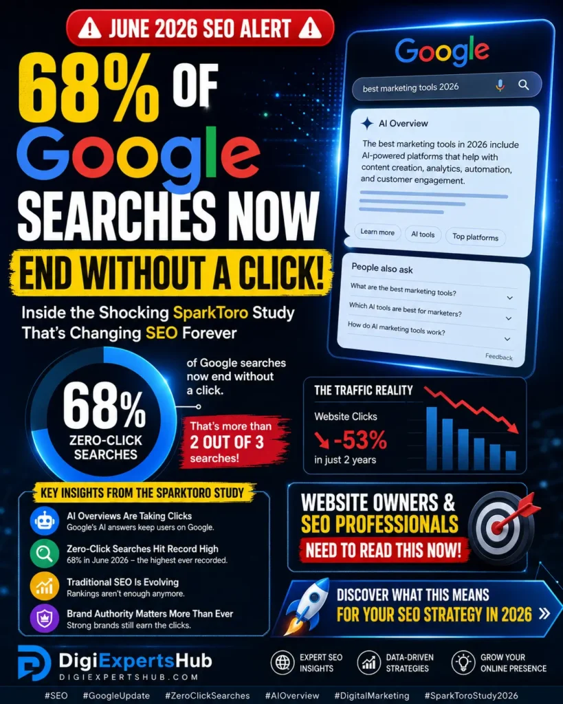 68% of Google Searches Are Zero-Click! New 2026