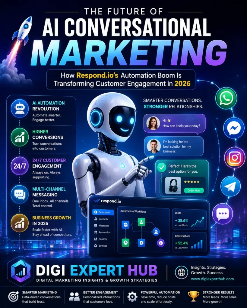 The Future of AI Conversational Marketing: Respond.io 🚀